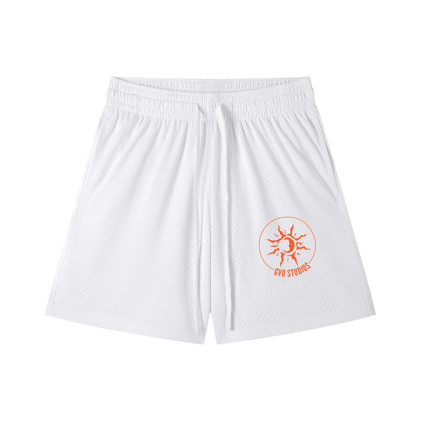 Mesh Drawstring Shorts