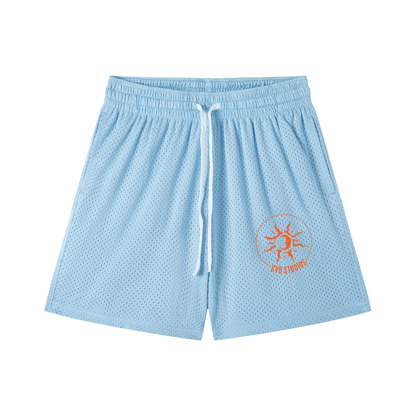 Mesh Drawstring Shorts