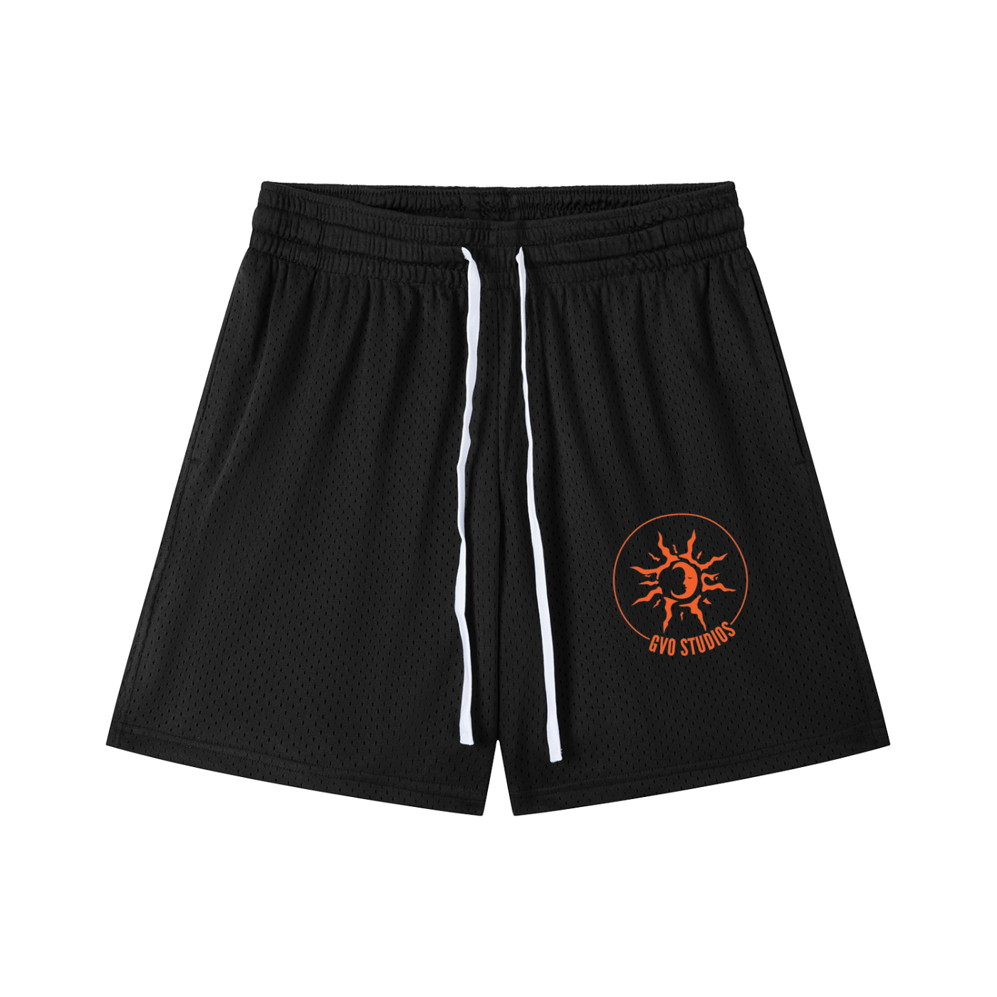Mesh Drawstring Shorts