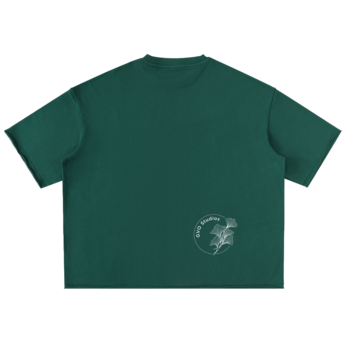 Washed Rolled Hem Half Sleeve T-Shirt